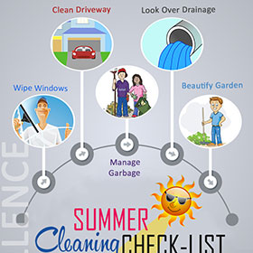Summer Cleaning Check List